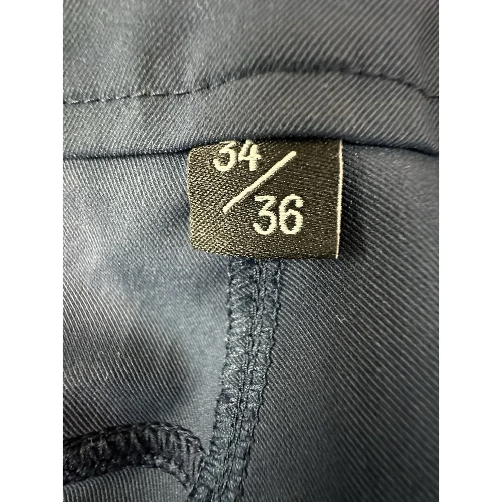 Public Rec Pants Mens 34x36 (34)* Blue 5 Pocket Stretch Performance Golf